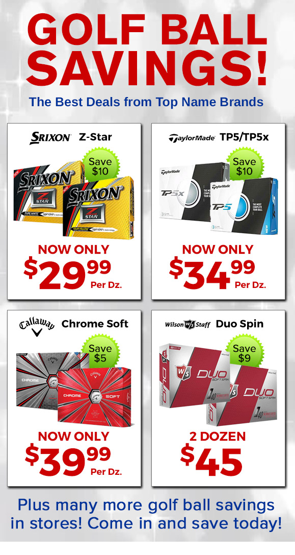 Browse Our Current Sales & Promotions Pro Golf Discount