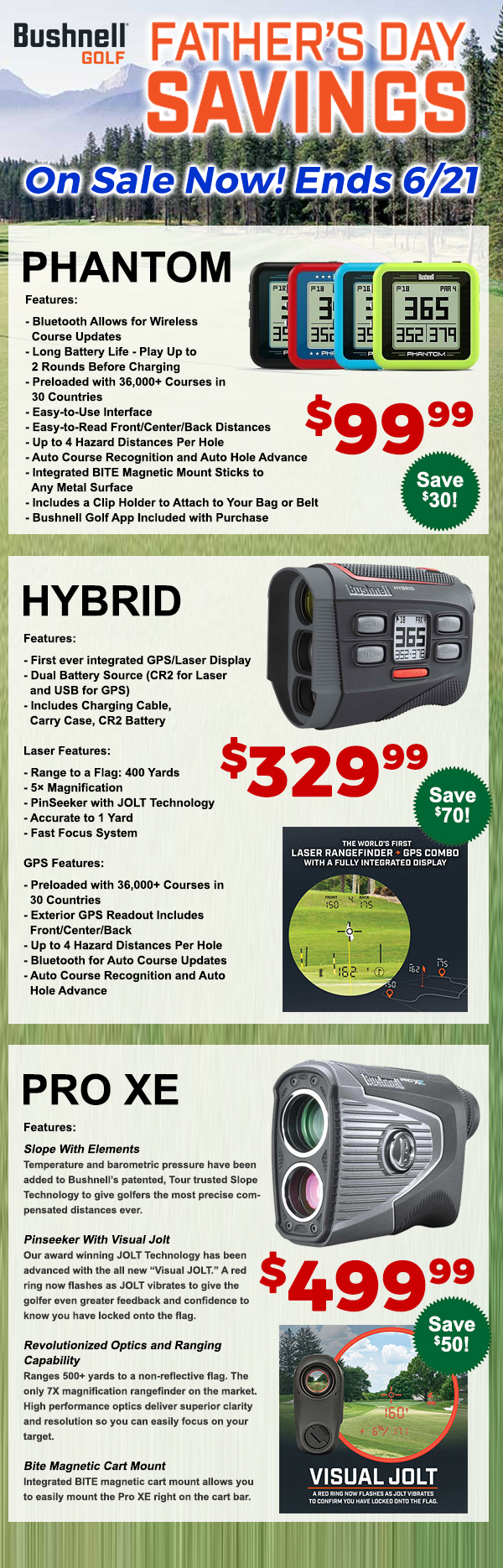 Browse Our Current Sales & Promotions Pro Golf Discount