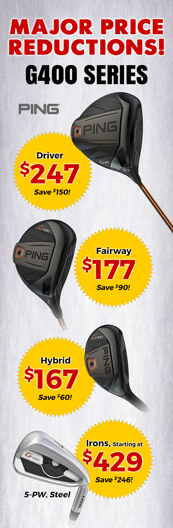 Browse Our Current Sales & Promotions Pro Golf Discount