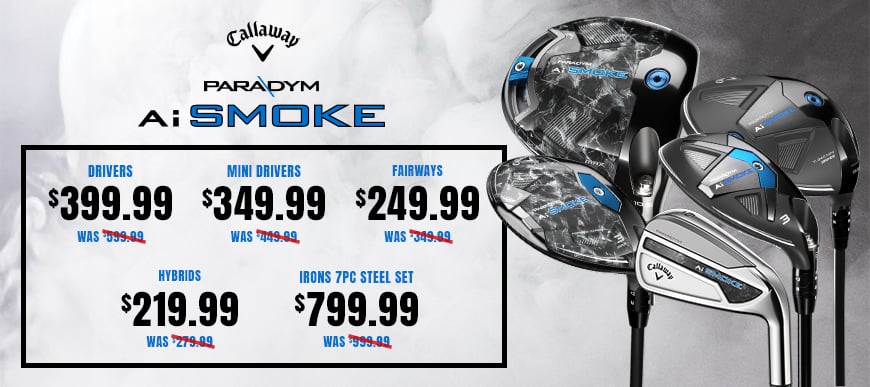 New Lower Prices on Callaway Ai Smoke
