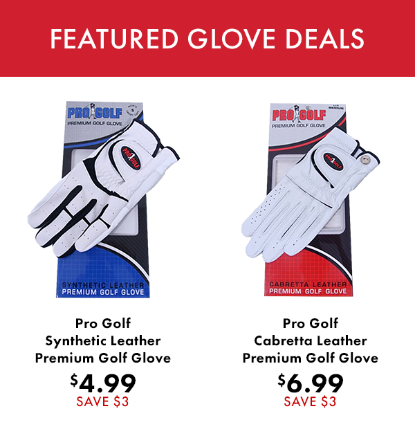 Save on Pro Golf Gloves