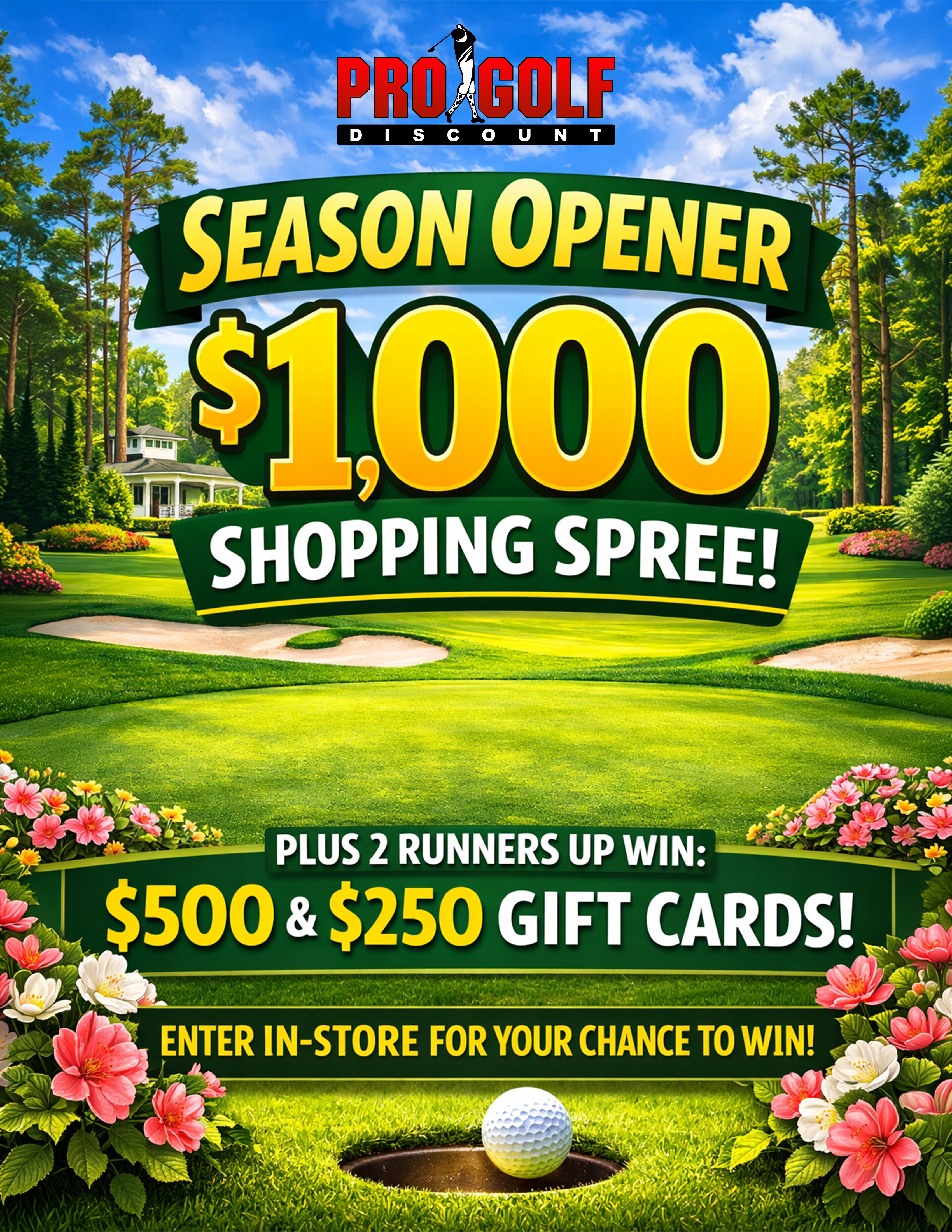 Season Opener Giveaway - Enter to Win a $1000 Shopping Spree! Plus 2 Runner Up winner will receive a $500 or a $250 Gift Card.
